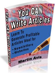 Martin Avis' book You Can Write Articles